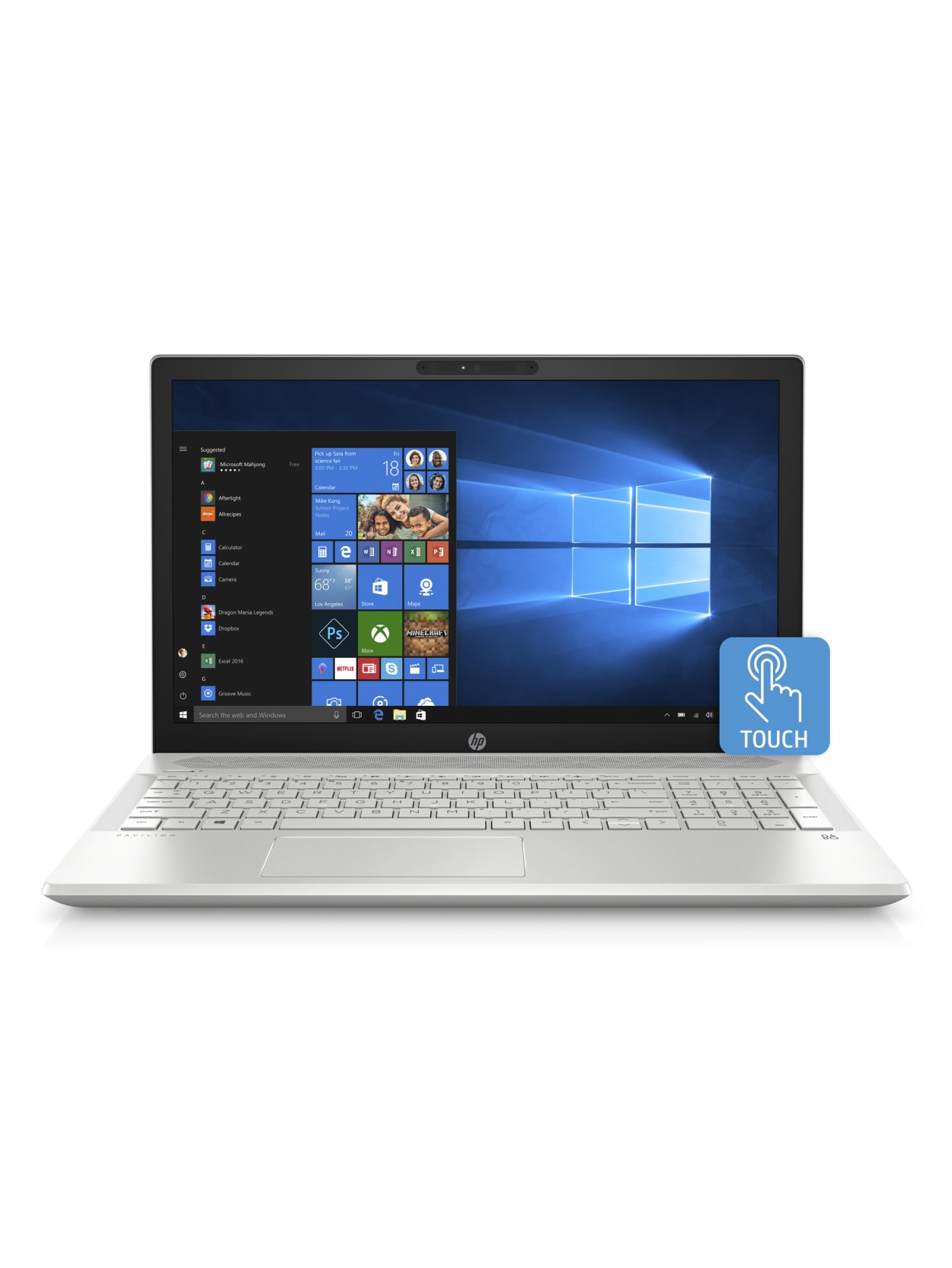Hp Pavilion 15 Cu0010nr Laptop 15 6 Touch Screen 8th Gen Intel Core I5 8gb Memory 1tb Hard Drive Windows 10 Home Office Depot