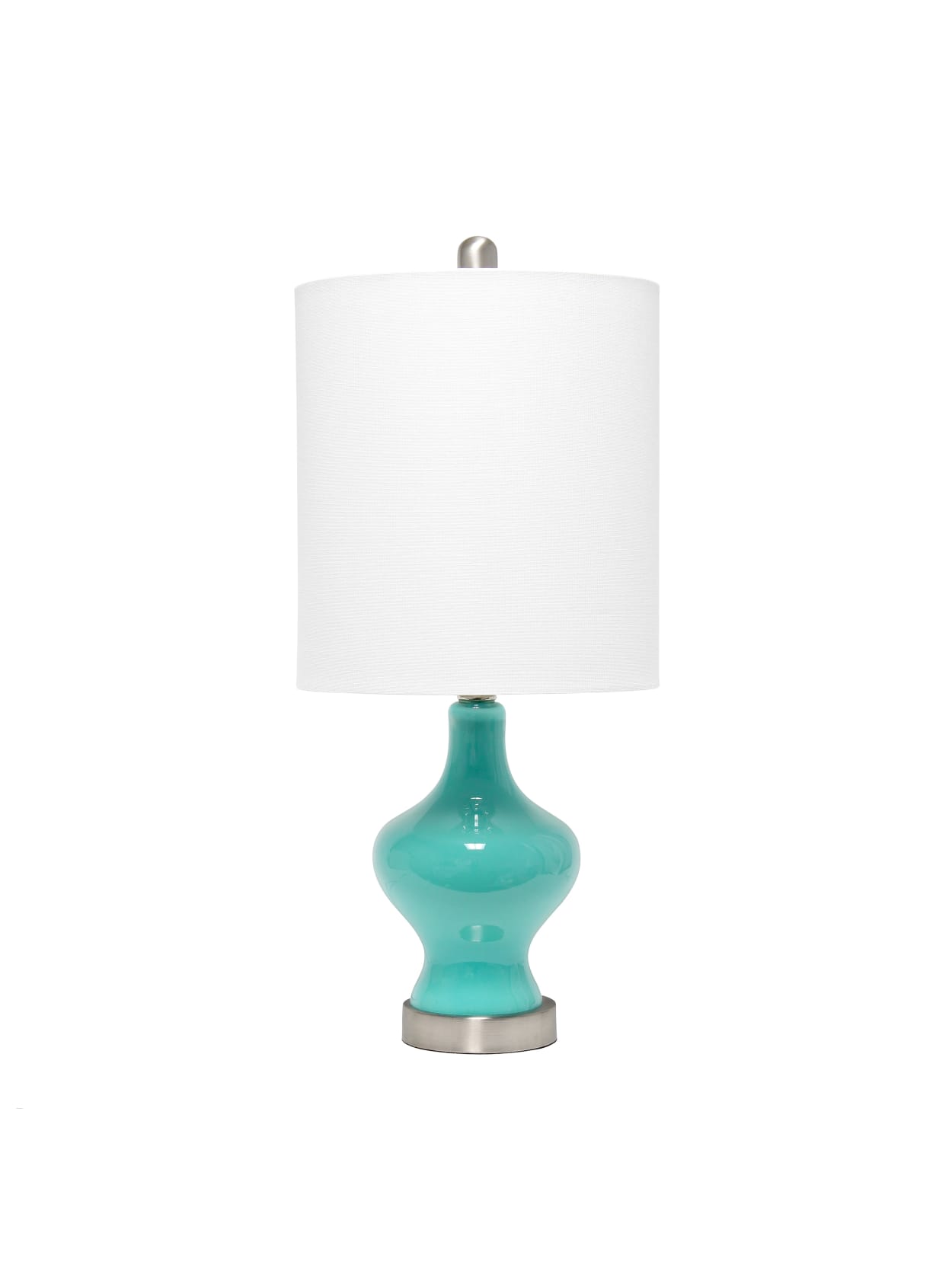Lalia Home Paseo Table Lamp Whiteteal Office Depot