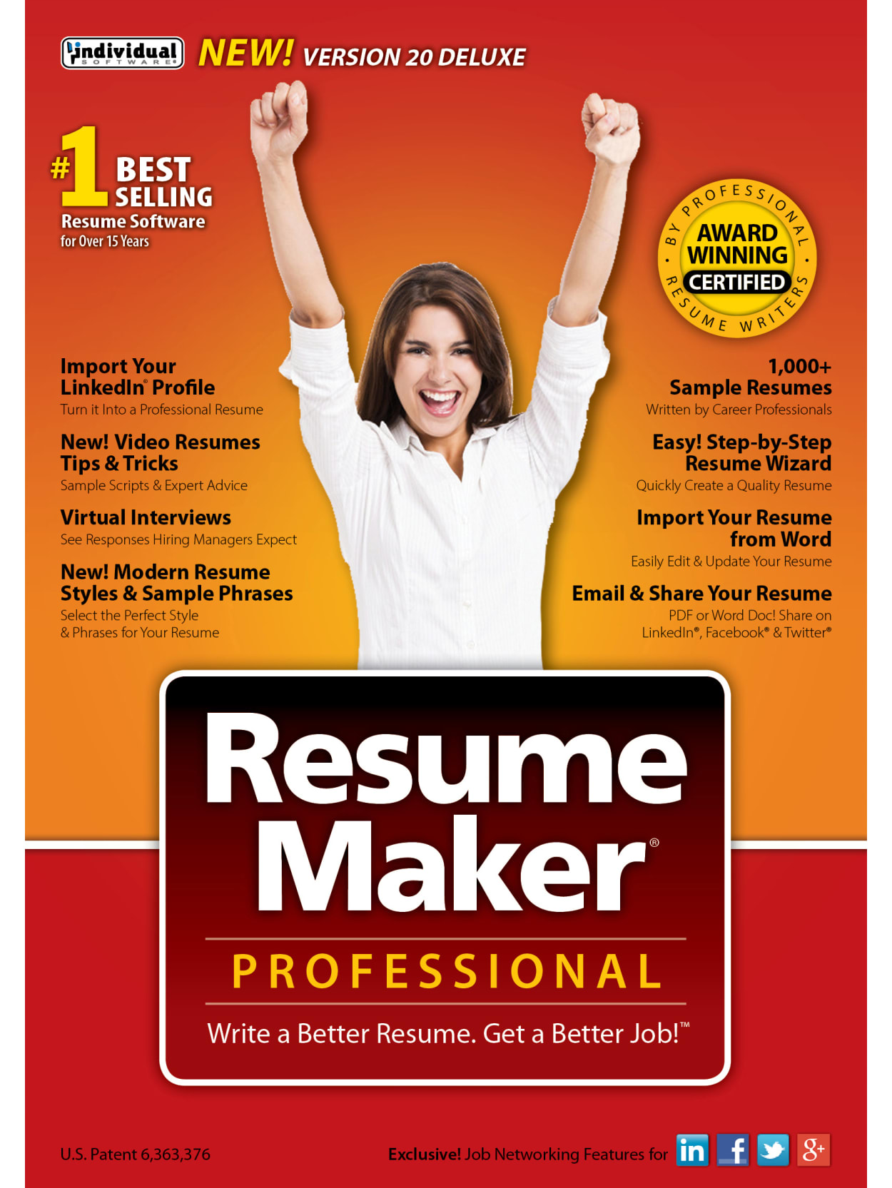 Resumemaker Professional Pro Deluxe 20 Disc Office Depot