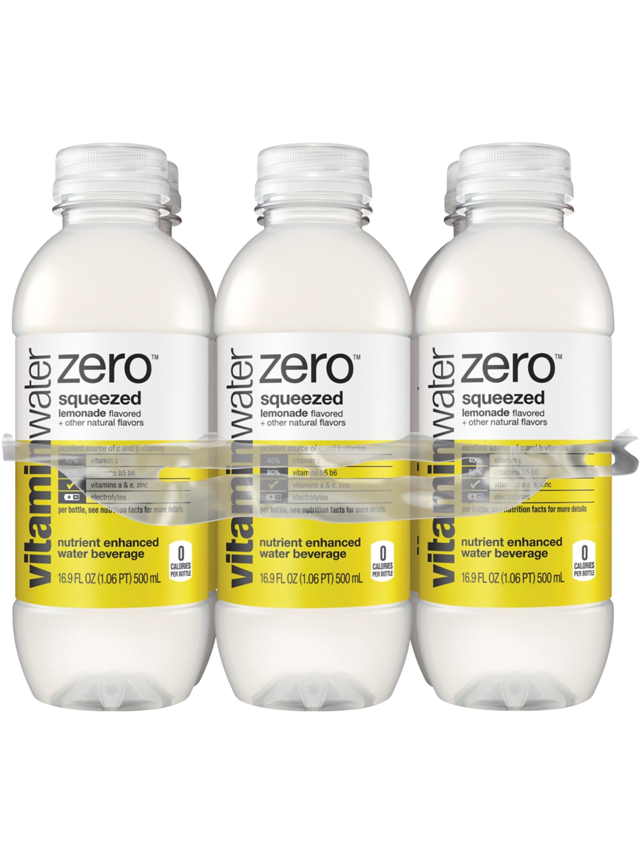 Vitaminwater Zero Sports Drinks Squeezed 16 9 Oz Pack Of 6 Office Depot