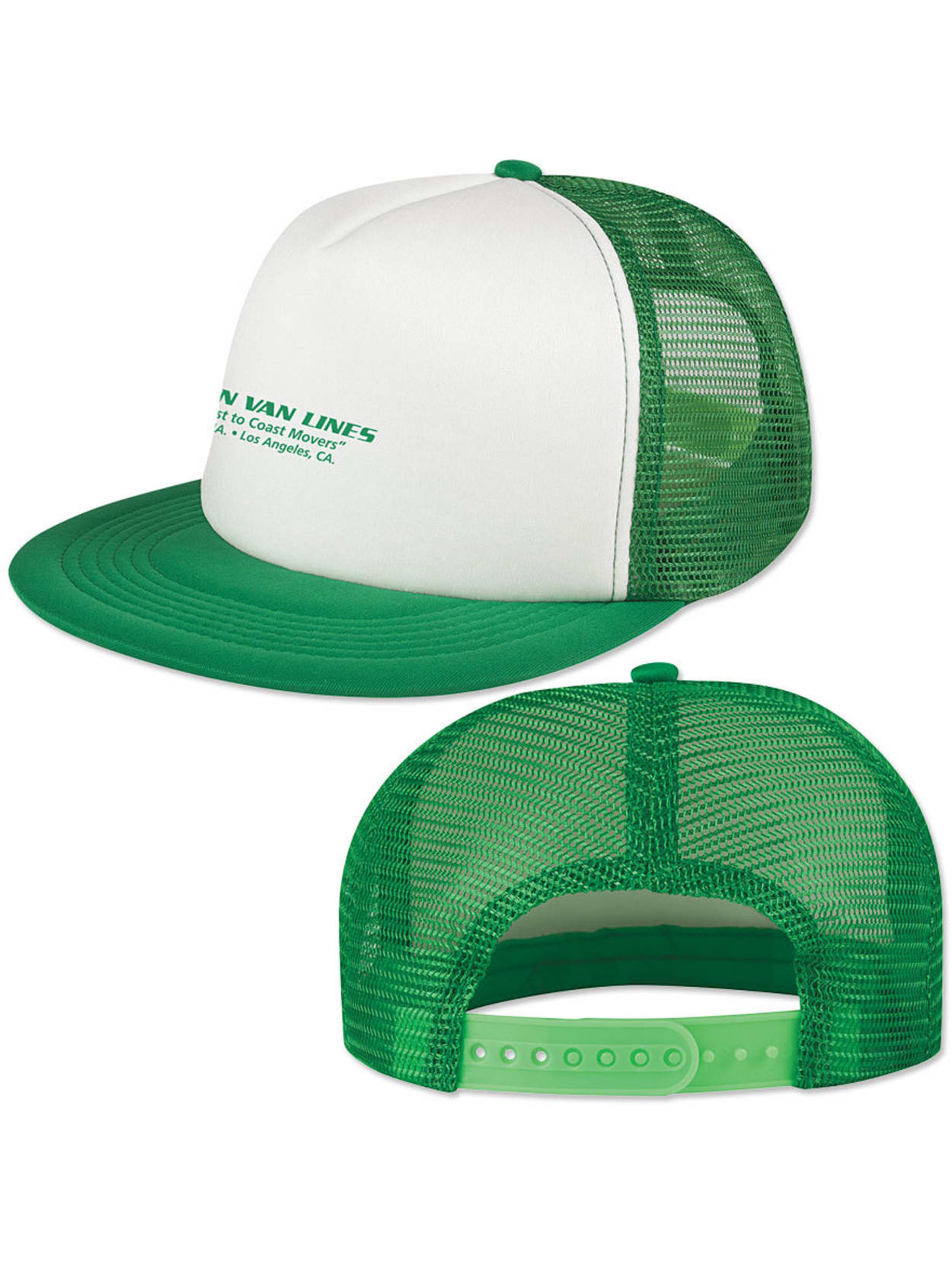Trucker hat flat bill clearance