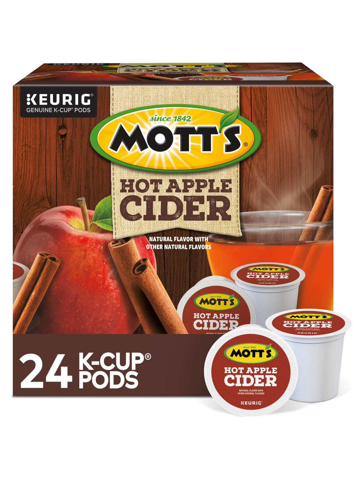 Motts Hot Apple Cider K Cup 24 Pk Office Depot
