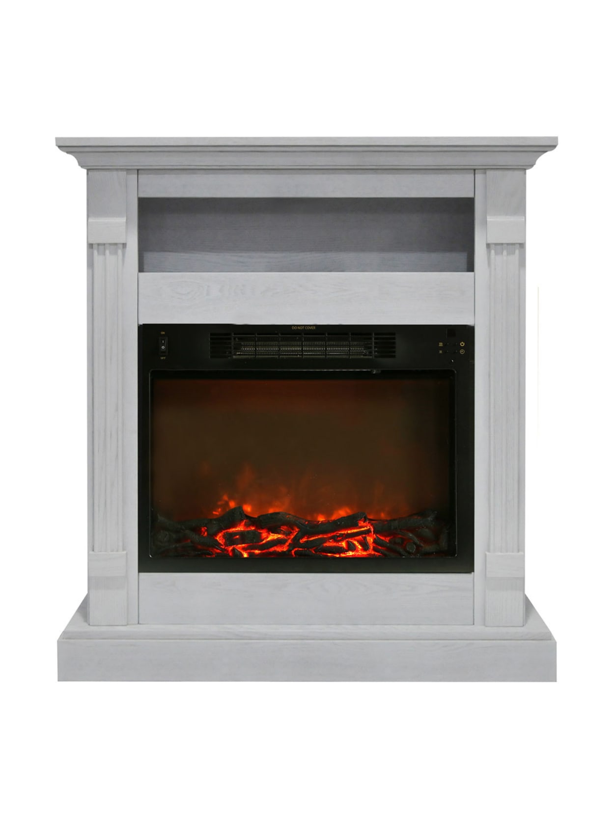 Cambridge Sienna Fireplace Mantel With Electronic Fireplace Insert