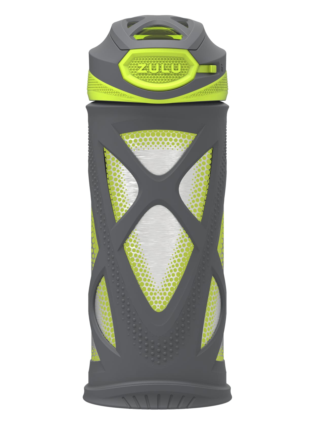 Zulu Echo Water Bottle 16 Oz Graygreen Office Depot