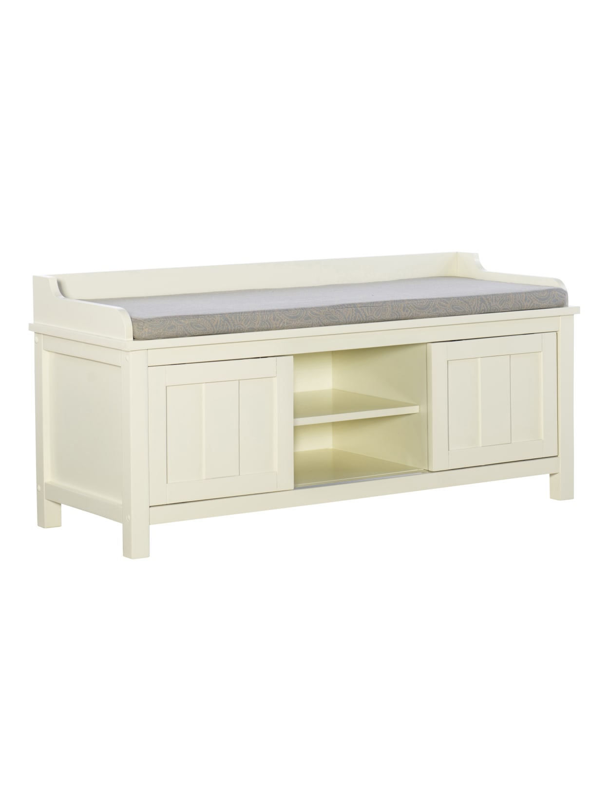 bench cabinet with drawers on Linon Montgomery Storage Bench White Office Depot