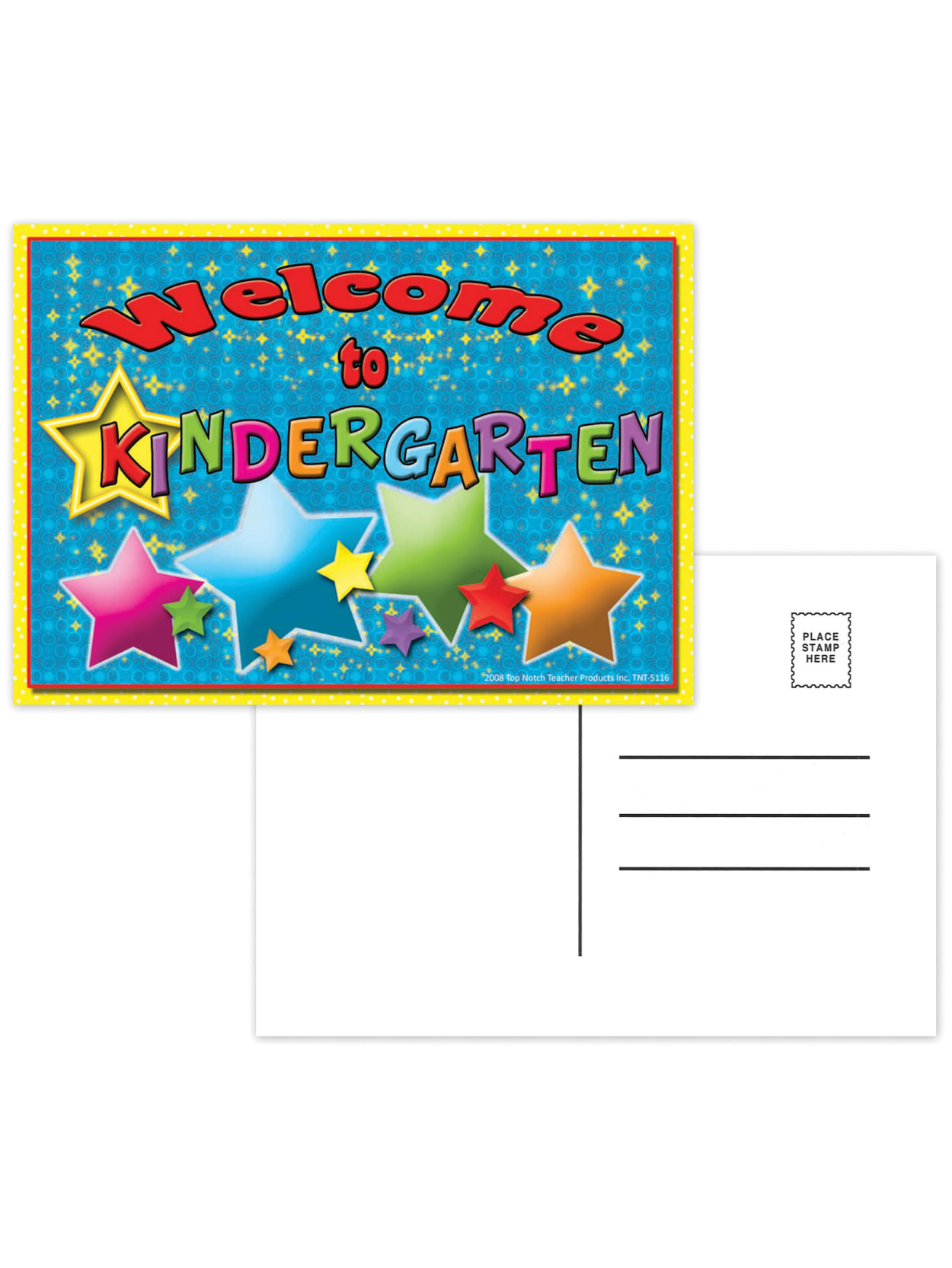 Top Notch Teacher Products Welcome To Kindergarten Postcards 4 12 X 6 Multicolor 30 Postcards Per Pack Bundle Of 12 Packs Office Depot