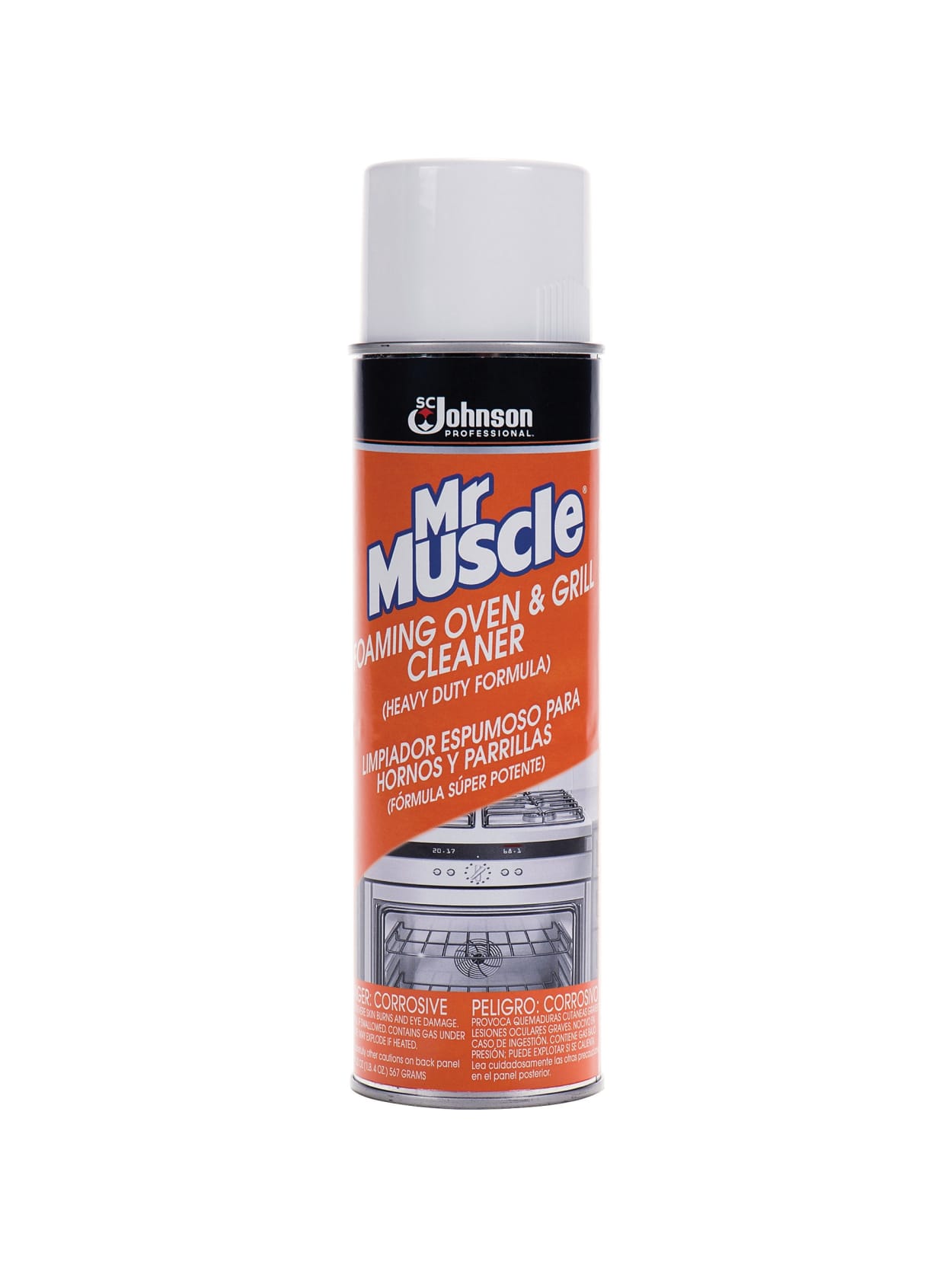 Mr Muscle Ovengrill Cleaner 20 Oz Aerosol Can Orange Office Depot