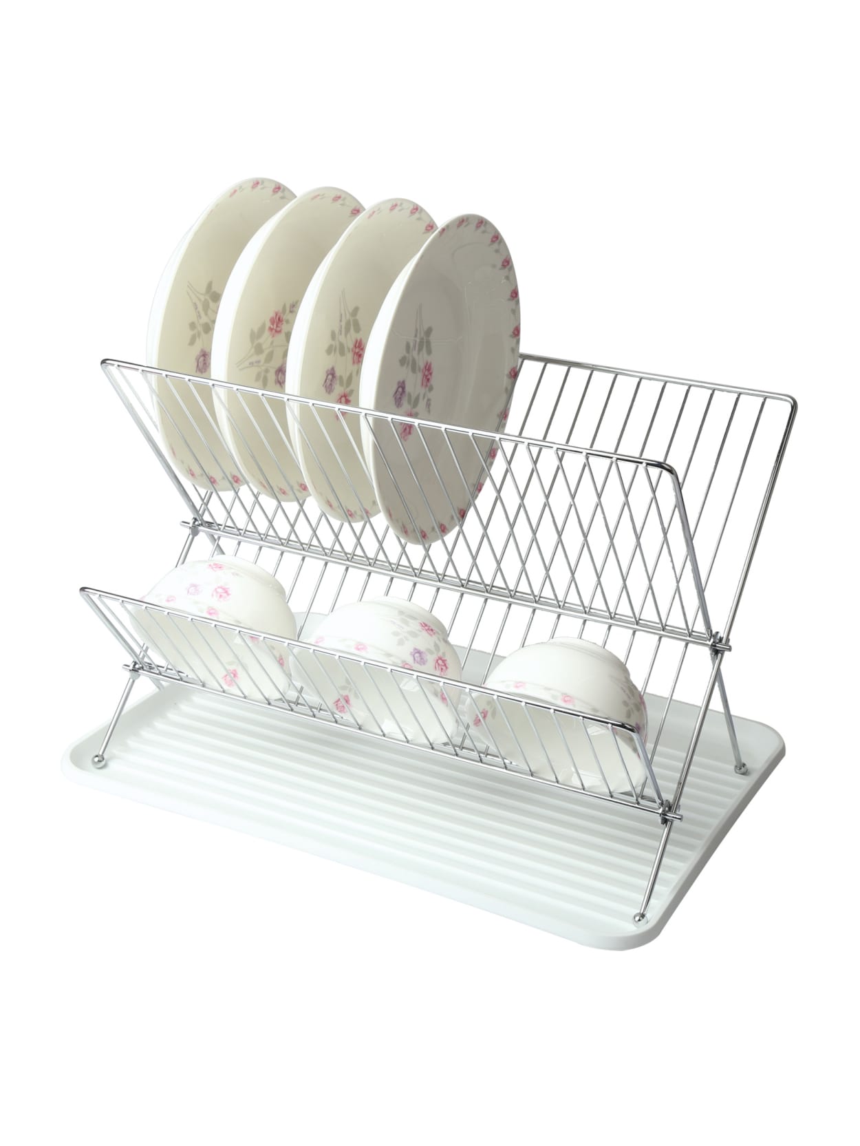 Megachef Wire Dish Rack Silverwhite Office Depot Kitchen cabinet dish plastic steel display racks for cold rooms. office depot