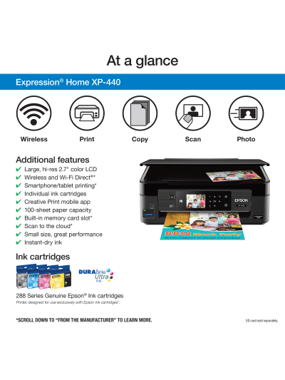 epson printer with sd card slot