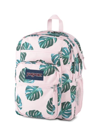 Jansport big student backpack monstera leaves