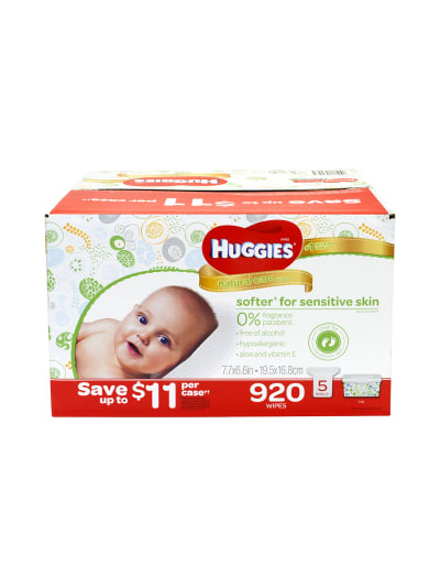 huggies natural care wipes 920