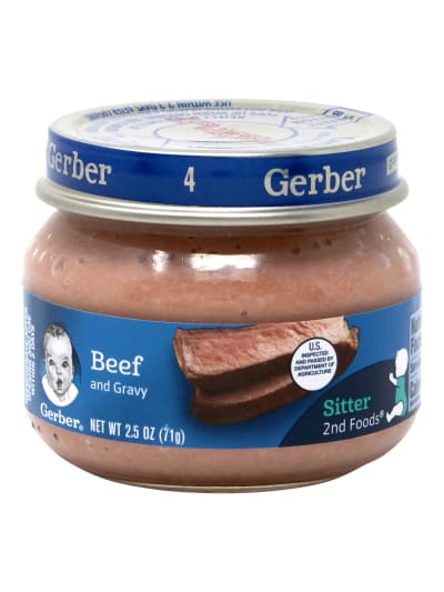 gerber pureed meat