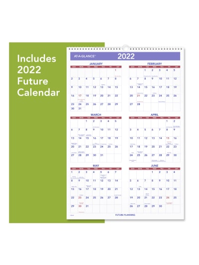 At A Glance Calendar 2022 Pm6-28