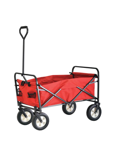 red collapsible wagon