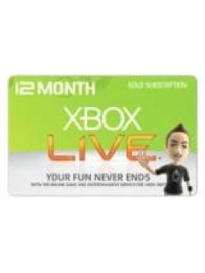 xbox live 12 month gold membership cyber monday