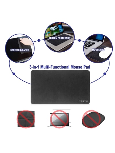 Act as Screen Protector & Cleaning Cloth Multi-functional Mouse Pad 