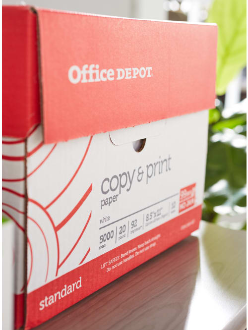 Yubbler - Office Depot Brand Multi-Use Print & Copy Paper, Letter Size 20  Lb, White, Ream Of 500 Sheets