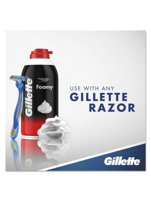 Gillette Foamy Shave Cream Original Scent 2 Oz Carton Of 48