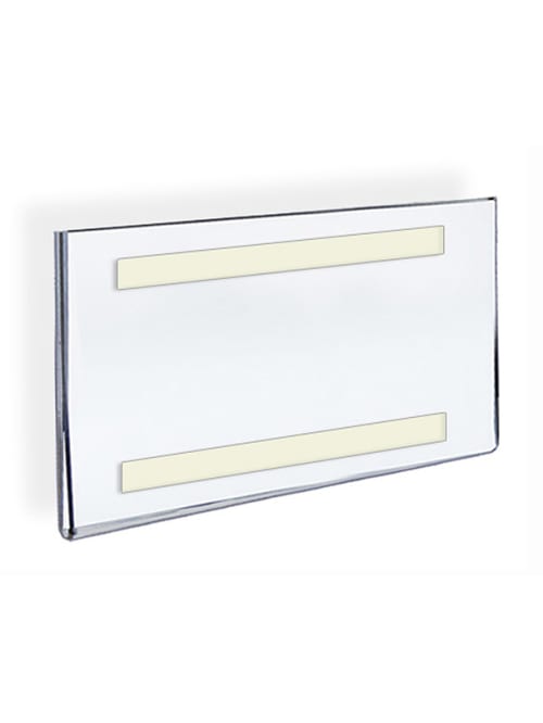 Azar Displays Acrylic Sign Holders With Adhesive Tape 5 X 7 Clear Pack Of 10 Office Depot