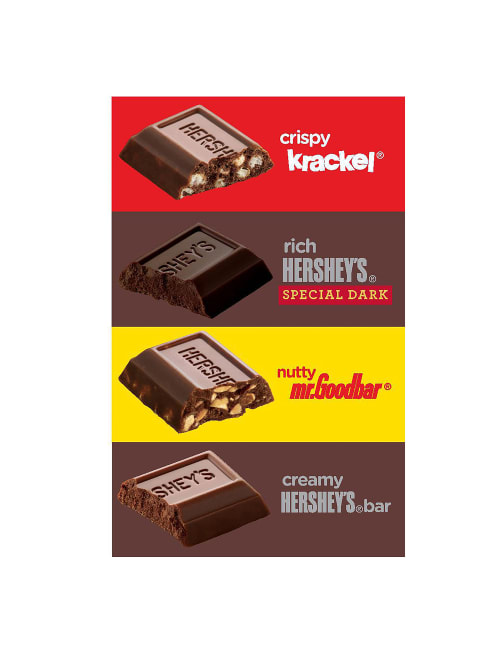 Hershey/'s Special Dark Chocolate Miniatures Candy Bars Bulk