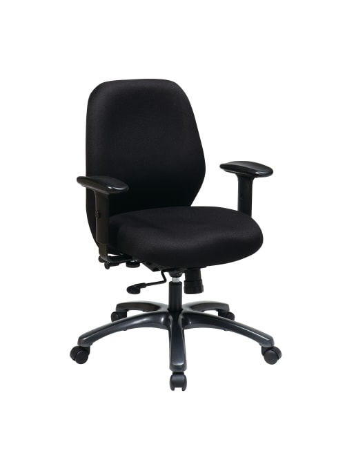 Office Star Proline Ii Adjustable Fabric Executive Chair Black Office Depot