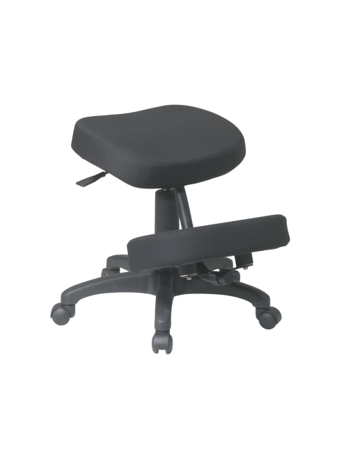 Office Star Work Smart Ergonomic Knee Chair Black Office Depot