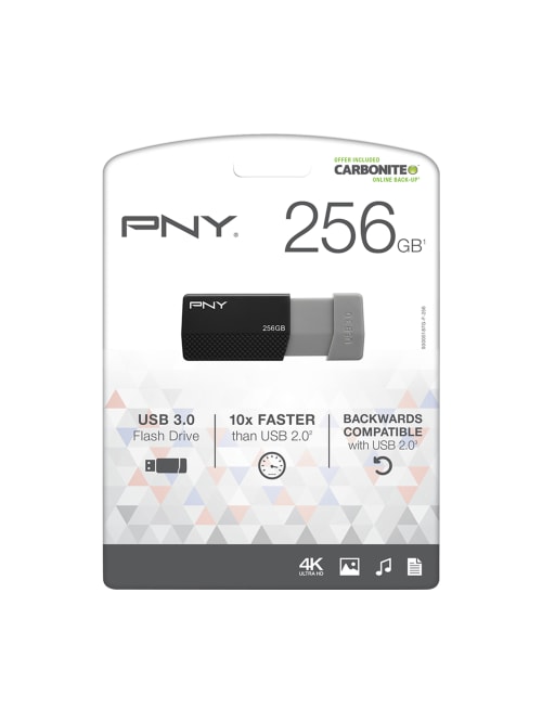Pny Usb 3 0 Drive 256gb Assorted Colors Office Depot