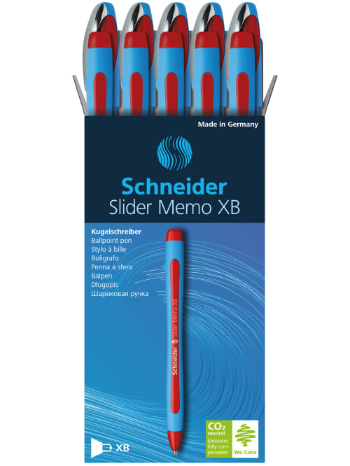 Schneider Slider Memo XB Ballpoint Pens 