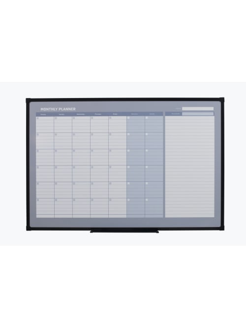 Office Depot Magentic Dry Erasecalendarplanning Board Steel 36 X 48 White Board Black Metal Frame Office Depot