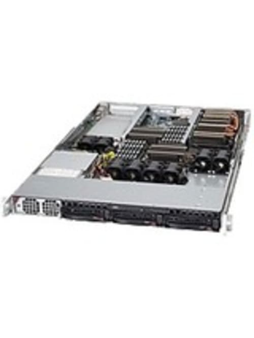 Supermicro Superserver 6016gt Tf Fm105 Barebone System 1u Rack Mountable Intel 5520 Chipset Socket B Lga 1366 2 X Processor Support Black 192 Gb Ddr3 Sdram Ddr3 1333pc3 10600 Maximum Ram Support
