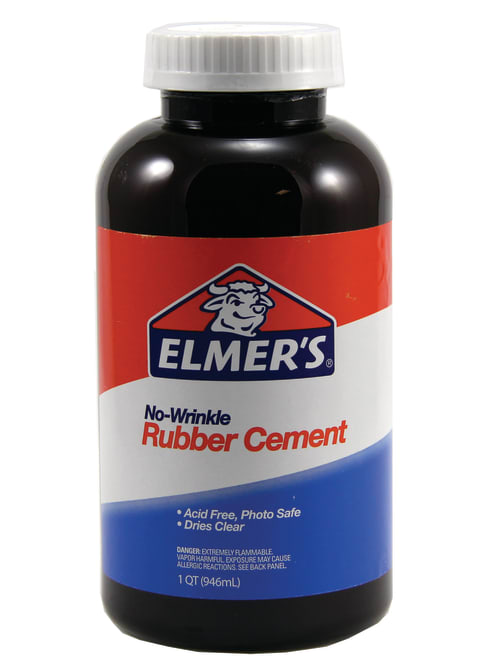 Elmers Rubber Cement 32 Oz Office Depot