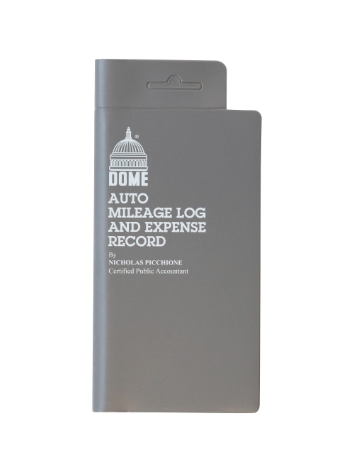 Undated Dome Auto Mileage Log Set of 3 32 Forms
