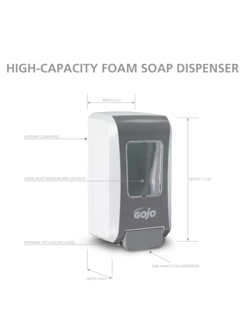 GOJO FMX-20 Push Style SOAP Dispenser 5234-06  Fast Ship