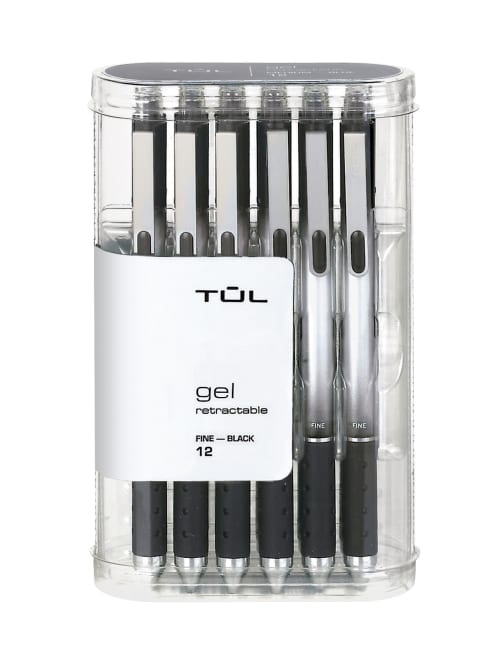 Tul Retractable Gel Pens 0 5 Mm 12 Pk Office Depot