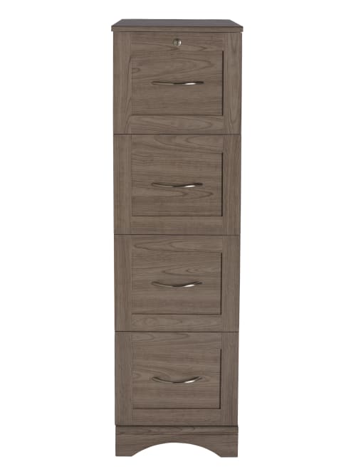 Realspace Pelingo 22 D 4 Drawer Letterlegal Vertical File Cabinet Gray Office Depot