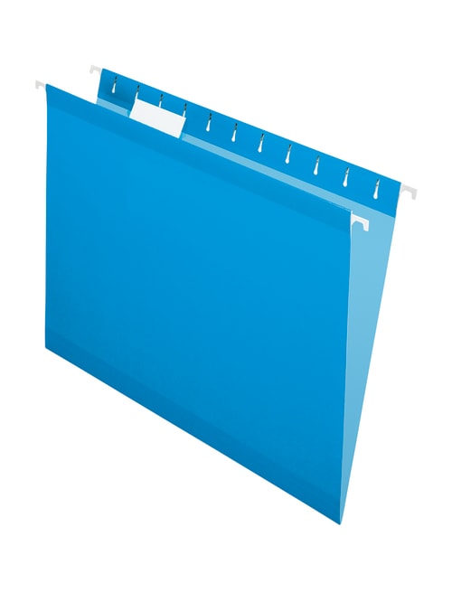 Office Depot Brand Hanging Folders Letter Size Blue Box Of 25 Office Depot