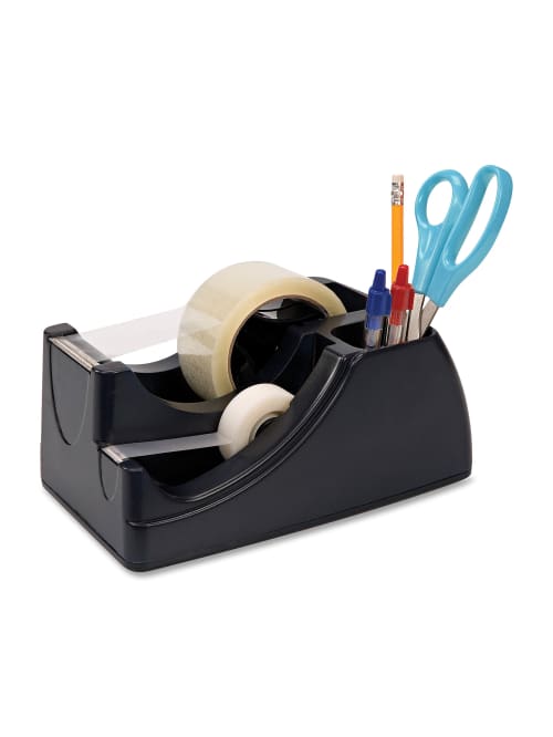Officemate Recycled 2-in-1 Heavy Duty Tape Dispenser Black 96690 for sale online