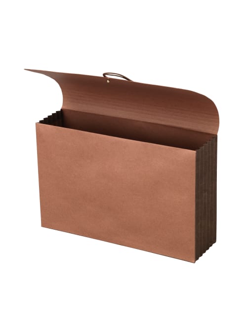 Office Depot Brand Paper Extra Wide Expanding Wallets With Flap 1 Pocket Expansion 5 14 8 12 X 14 Legal Brown Pack Of 2 Office Depot