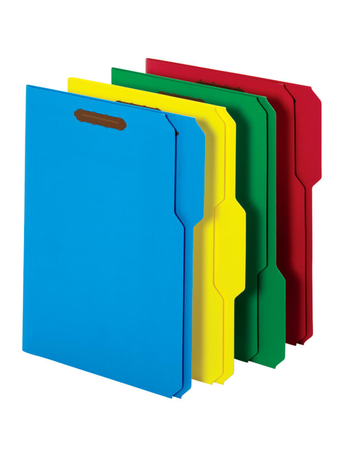 Office Depot Brand File Folders With 2 Fasteners 13 Tab Letter Size Assorted Colors Pack Of 50 Office Depot
