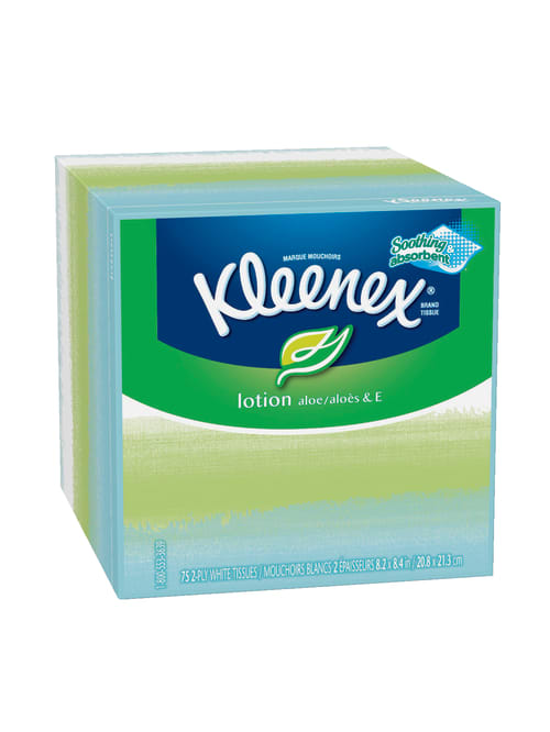 Yubbler - Kleenex® BOUTIQUE™ 3-Ply Facial Tissue With Lotion, Cold
