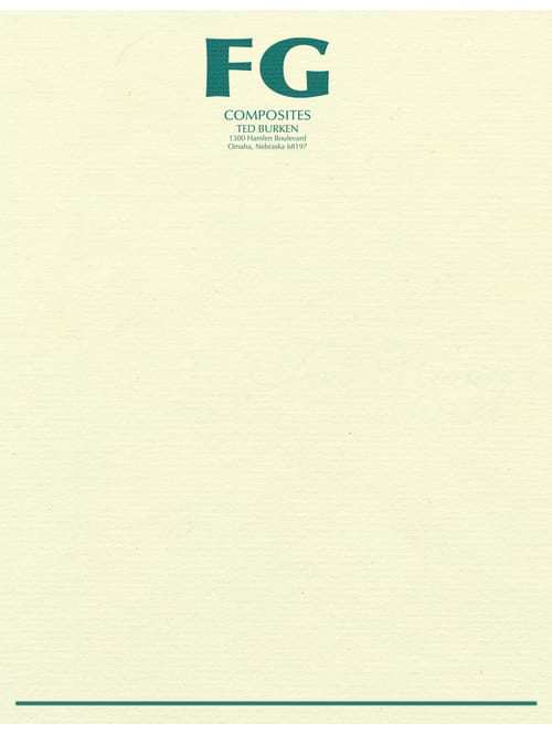 Custom Raised Print Letterhead Ivory 250 Office Depot