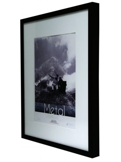 Timeless Frames Metal Frame Matted 12 X 16 Black Office Depot