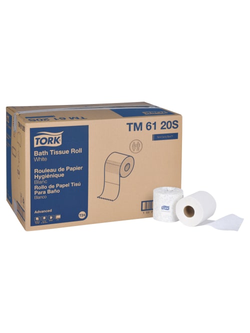 Tork Advanced 2 Ply Toilet Paper White 3 14 Sheets 500 Sheets Per