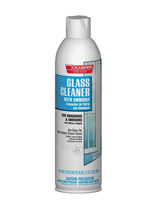 Foaming Glass Cleaner 19oz 12ct Blue Office Depot