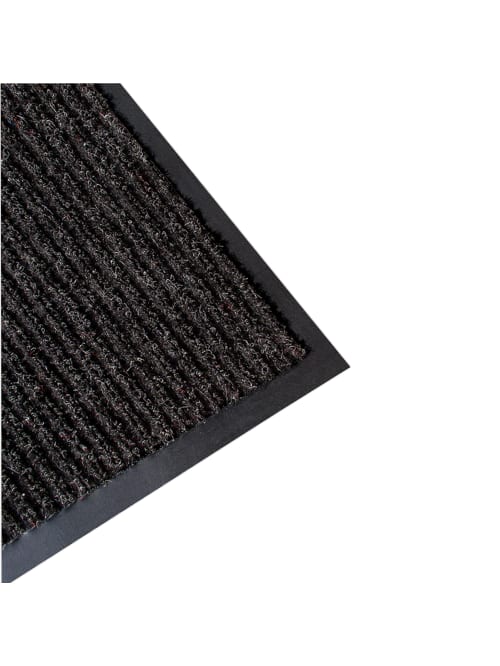 Realspace Tough Rib Floor Mat 2 X 3 Charcoal Office Depot