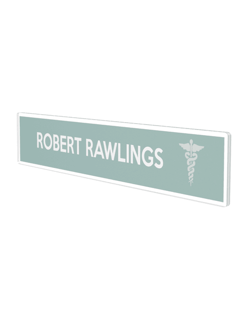 Deflecto Cubicle Nameplate Sign Holder 2 14 H X 8 78 W X 316 D Clear Office Depot