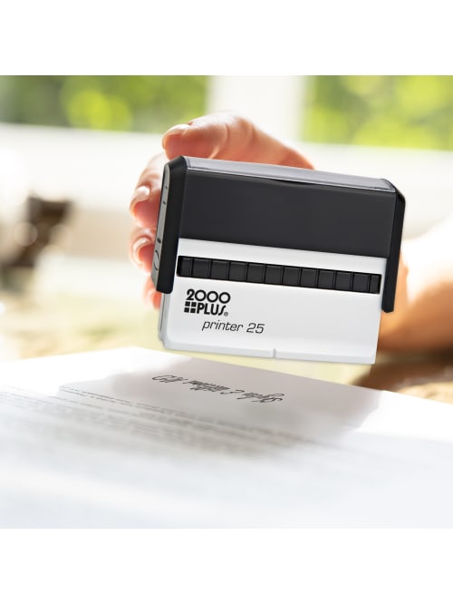 Custom 2000 Plus Self Inking Stamp P25 Office Depot