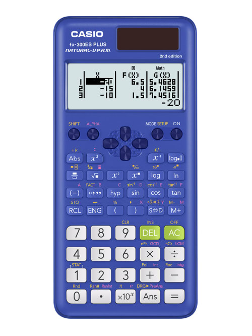 Casio Fx 300es Plus Calculator Blue Office Depot