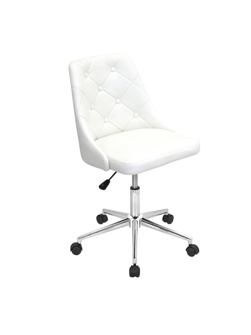 Lumisource Marche Office Chair White Office Depot
