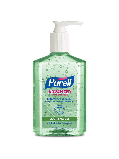 Advanced Hand Sanitizer Pump 8oz Aloegreen Office Depot